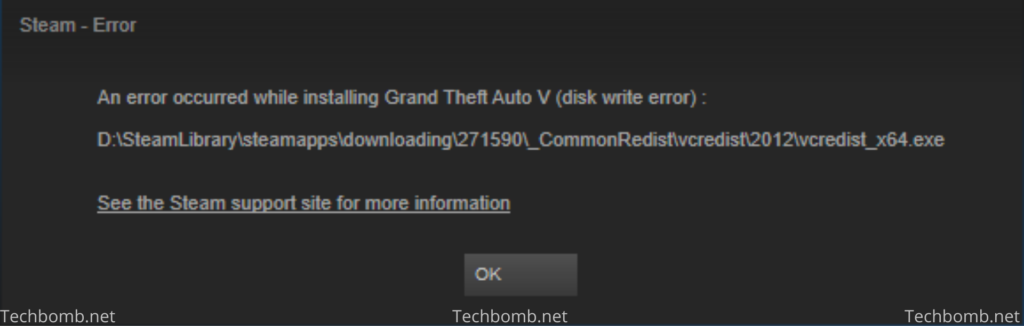 4 Ways To Fix Steam Disk Write Error On Multiple Games